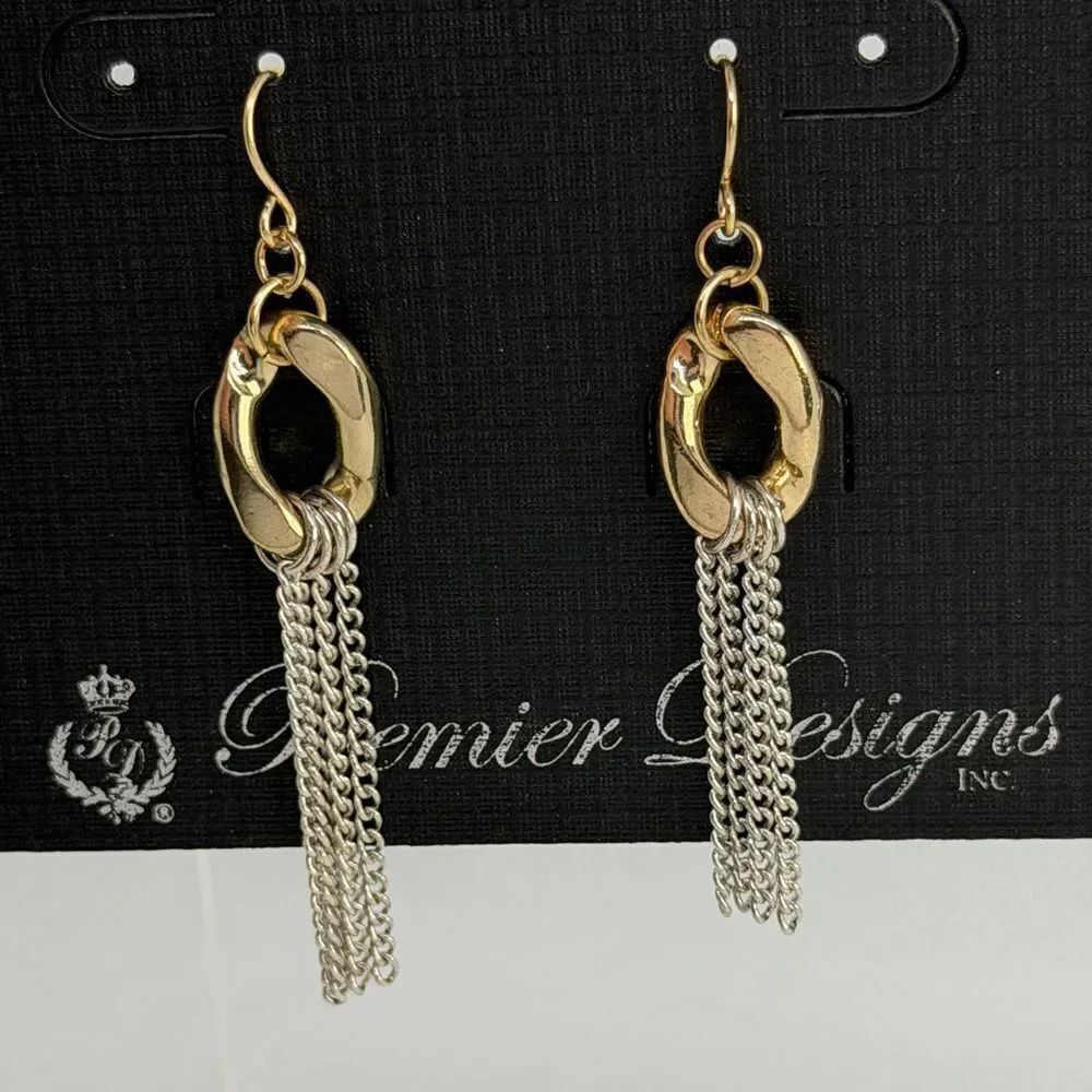 3For$20 Premier Designs Gold and Silver Dangle Earrings